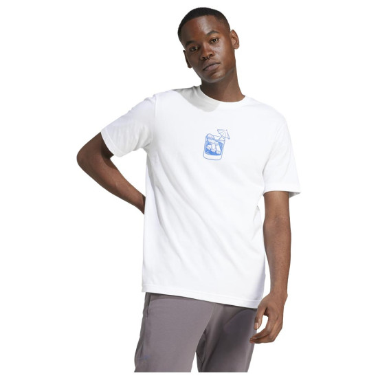 Adidas Ανδρική κοντομάνικη μπλούζα Lounge Drink Graphic Tee